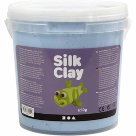 Silk Clay - Klei - 650 gr Lichtblauw