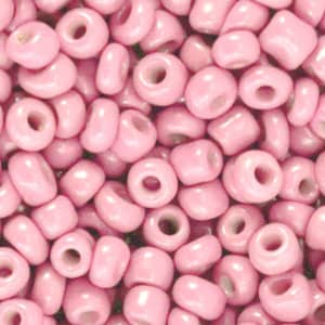 Glaskralen - afmeting 4 mm - 6/0 - Possy Pink - 25 gr