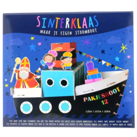 Vouw je eigen Sinterklaas Stoomboot