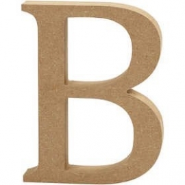 MDF Letter B 13 cm