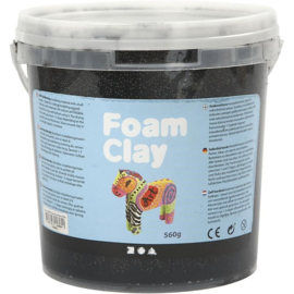 Foam Clay - Zwart - 560 gram