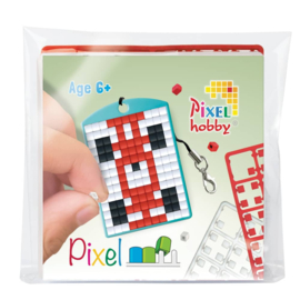 Pixelhobby Sleutelhanger Racewagen