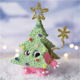 knutselpakketje Kerstmonster kleien