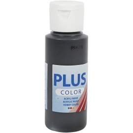 Plus Color Acrylverf Zwart 60 ml