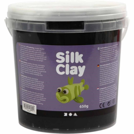 Silk Clay - Klei - 650 gr Zwart