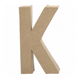 Papier-mache Letter K | 20 cm