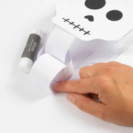 Knutselidee: Halloween Skelet knutselen