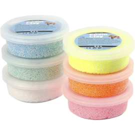 Foam Clay Glitter - Klei - 6 x 14 gr