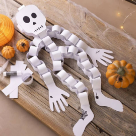 Knutselidee: Halloween Skelet knutselen