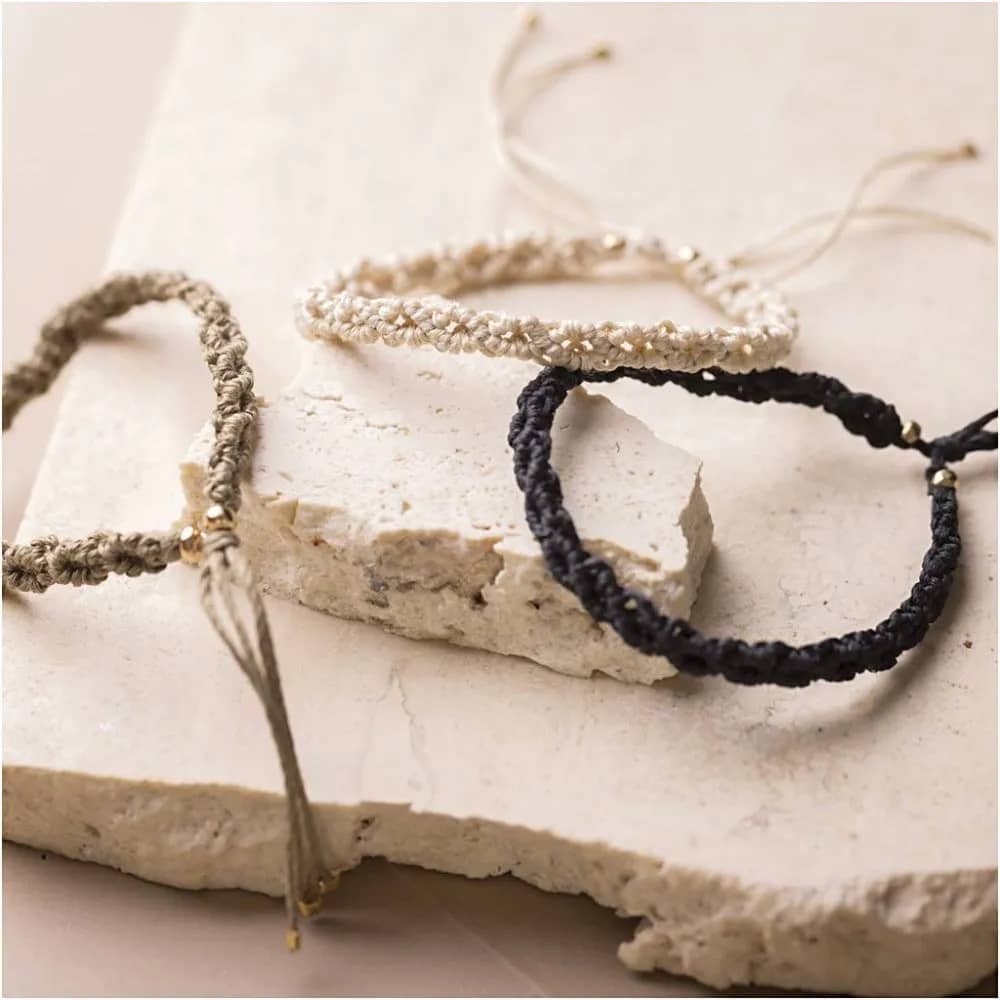 Mini Hobbyset Macramé - 3 Armbandjes maken