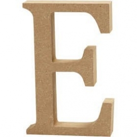 MDF Letter E 13 cm