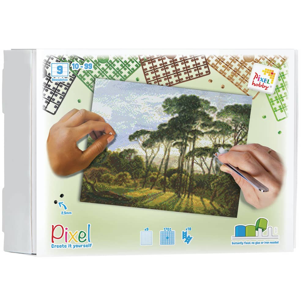 Pixelhobby Hobbypakket - Italiaans Landschap - 9 Basisplaten