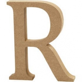 MDF Letter R 13 cm