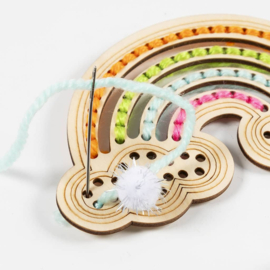 Houten Figuren met rijggaten | 3 st