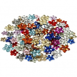 Bloem Strass Stenen 6- 10-12 mm - 15 gr