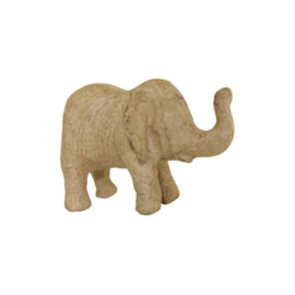 Olifant van papier-mache | 12 cm