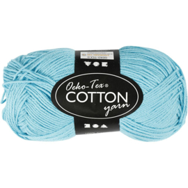 Oeko-Tex Katoen garen - Turquoise - 170 meter - 50 gr