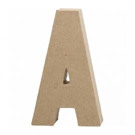 Papier-mache Letter A | 20 cm