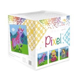 Pixelhobby Kubus - Prinses met Eenhoorn