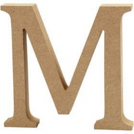 MDF Letter M 13 cm