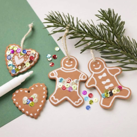 Kerst Knutselen idee : Peperkoek mannetjes maken