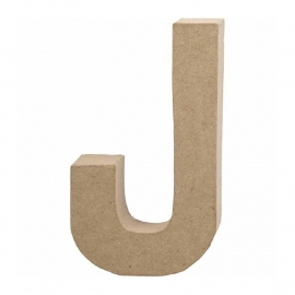 Papier-mache Letter J | 20 cm