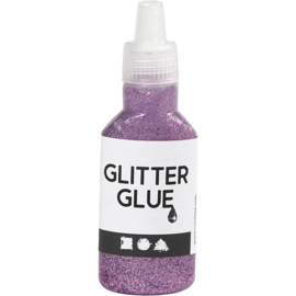 Glitterlijm - 25 ml -  keuze uit Goud, Zilver of Roze