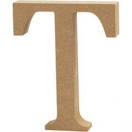 MDF Letter T 13 cm