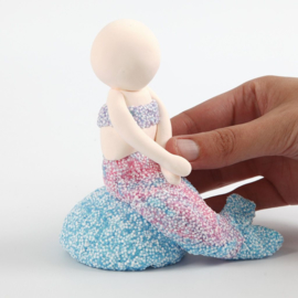 Knutselidee: Zeemeermin van Foam en Silk Clay