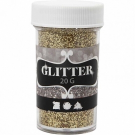 Glitter Goud - fijn - 20 gr