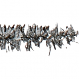 Chenilledraad Zilver - lengte 30 cm - dikte 6 mm