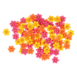 Klein decoratieve Bloemen - 80 st