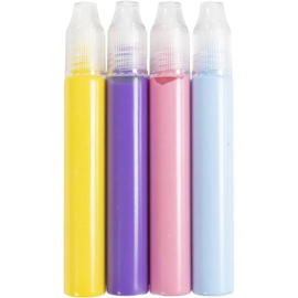 Kaarspennen - zelf kaarsen versieren - 4 kleuren