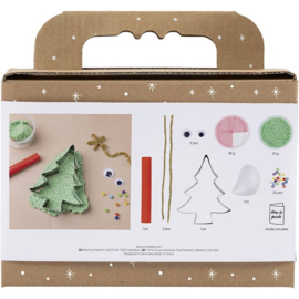 knutselpakketje Kerstmonster kleien