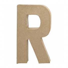 Papier-mache Letter R | 20 cm