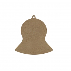 MDF Kerstbel 10 cm