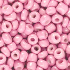 Glaskralen - afmeting 4 mm - 6/0 - Pretty Pink - 25 gr