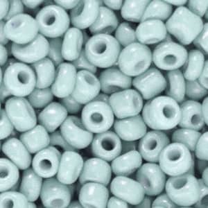 Glaskralen - afmeting 4 mm - 6/0 - Gray Blue - 25 gr
