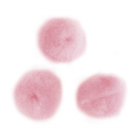 Kleine PomPoms | roze | 15 of 20 mm