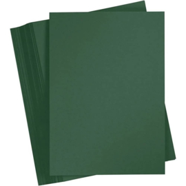 Karton - A4 - Donkergroen - 180 gr - 100 vellen
