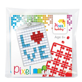 Pixelhobby Sleutelhanger Love