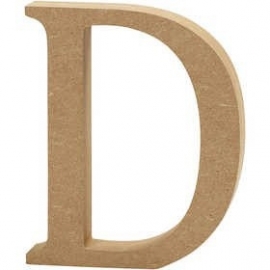 MDF Letter D 13 cm