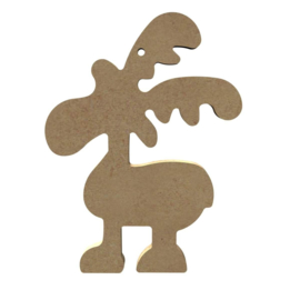 MDF Grappig Rendier - 15 cm