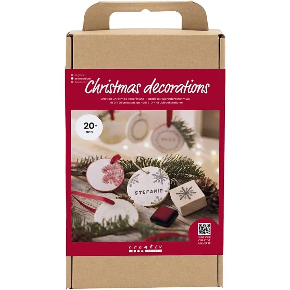 Kerstdecoraties maken van klei