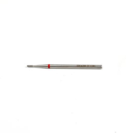 Shape It Up Diamond Frees Bit Smalle Cilinder Flat Top 1.0 mm Rood (Manicure Pedicure)