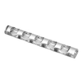 Shape It Up 5 Grid Nail Brush Holder Clear