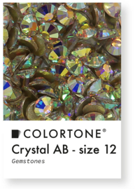 Colortone Crystal Aurora Borealis Rhinestones Size 12