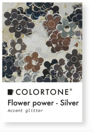 Colortone Flower Power Silver Glitters