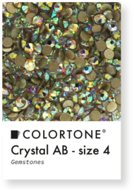 Colortone Crystal Aurora Borealis Rhinestones Size 4