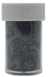 Colortone Black Floral Lace Foil